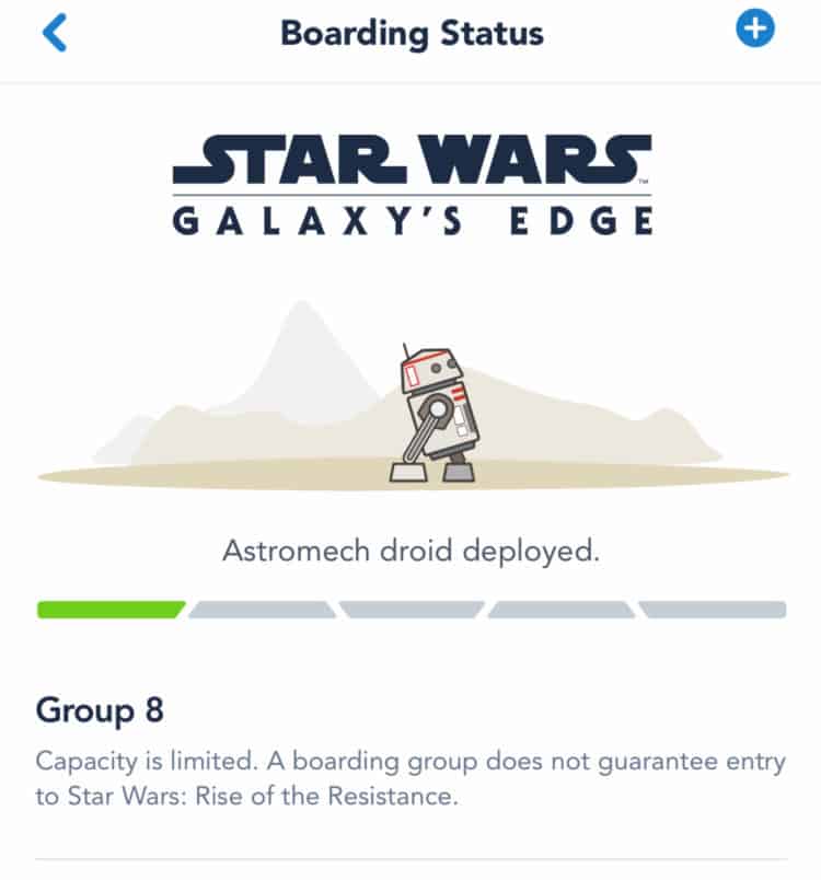 Star Wars Rise of the Resistance Boarding Pass