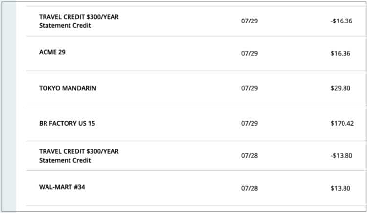 chase travel purchases