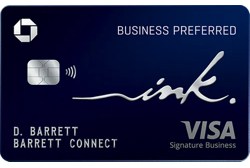 Chase Ink Business Preferred Card Table