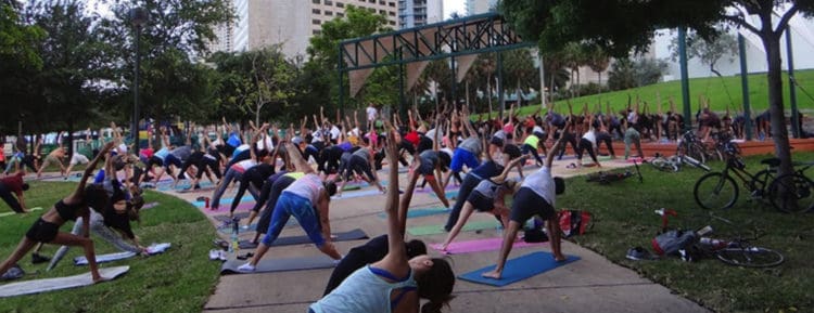 Bayfront Park Miami Yoga