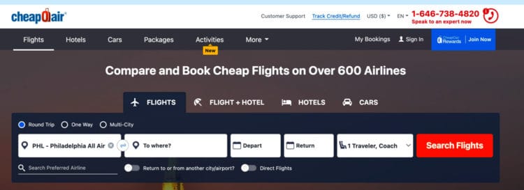 Book Cheap Flight Deals at CheapOair