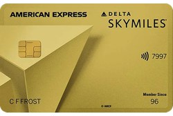 Delta SkyMiles Gold American Express Card Table