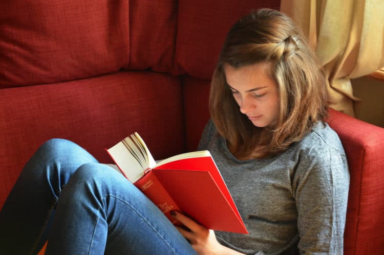 Reading a Book on a Staycation