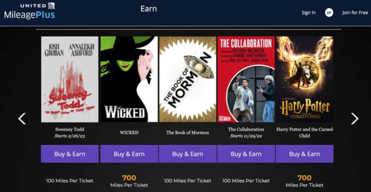 United Airlines Audience Rewards
