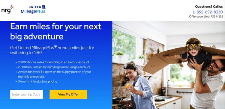 United MileagePlus Utility Bills