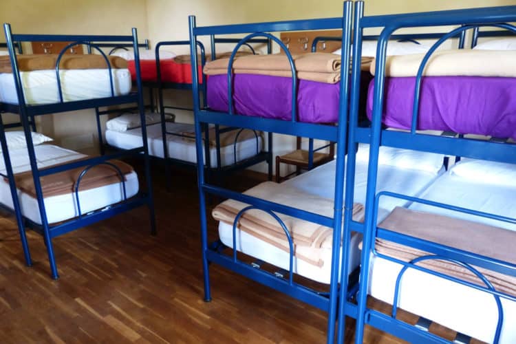 Beds at a Hostel