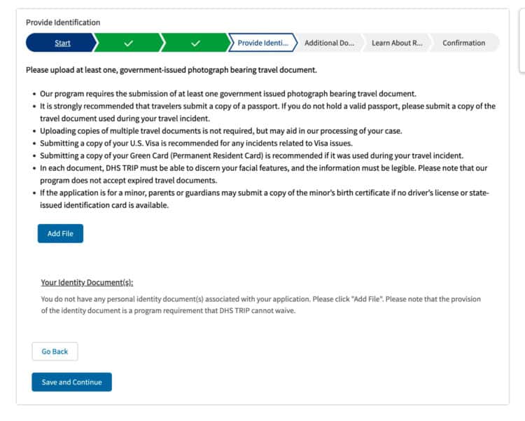 redress number issuing country meaning