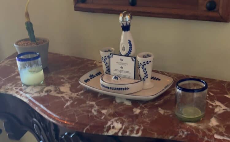 Waldorf Cabo Free Tequila Bottle