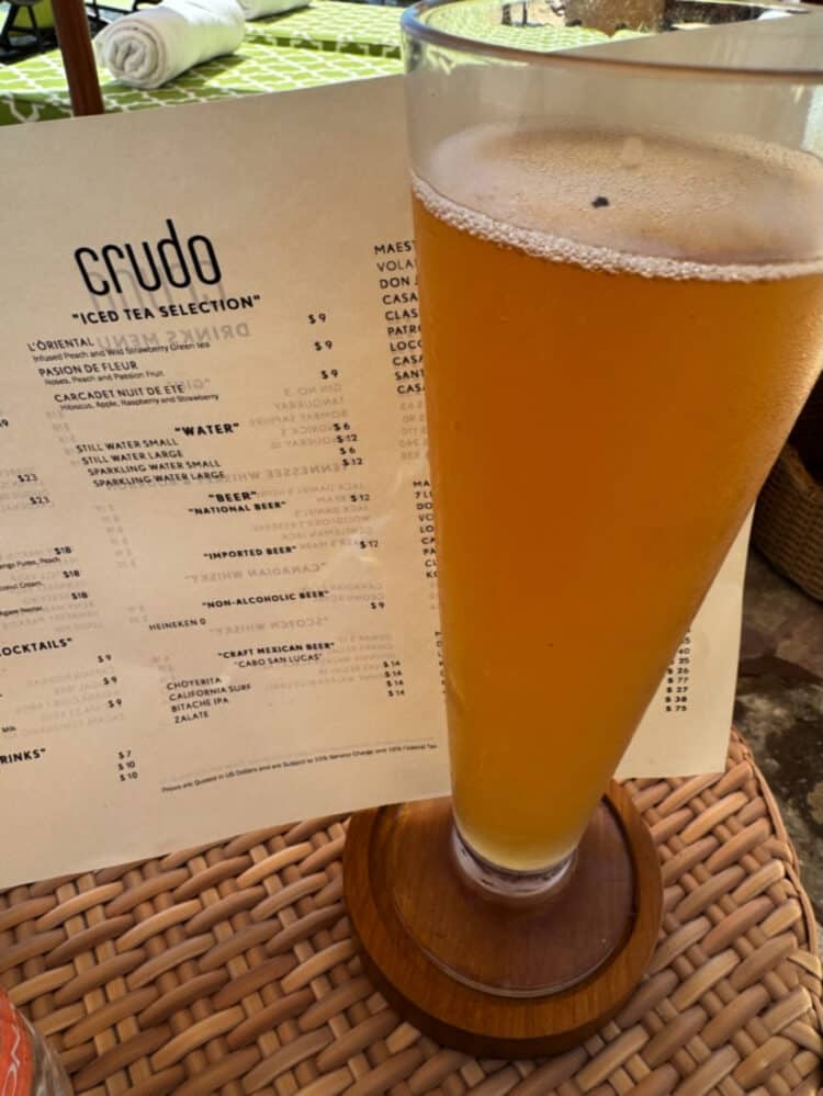 Waldorf Cabo Crudo Beer