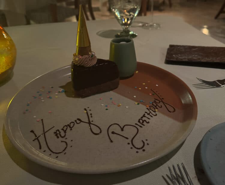 Waldorf Cabo Don Manuel's Birthday Dessert