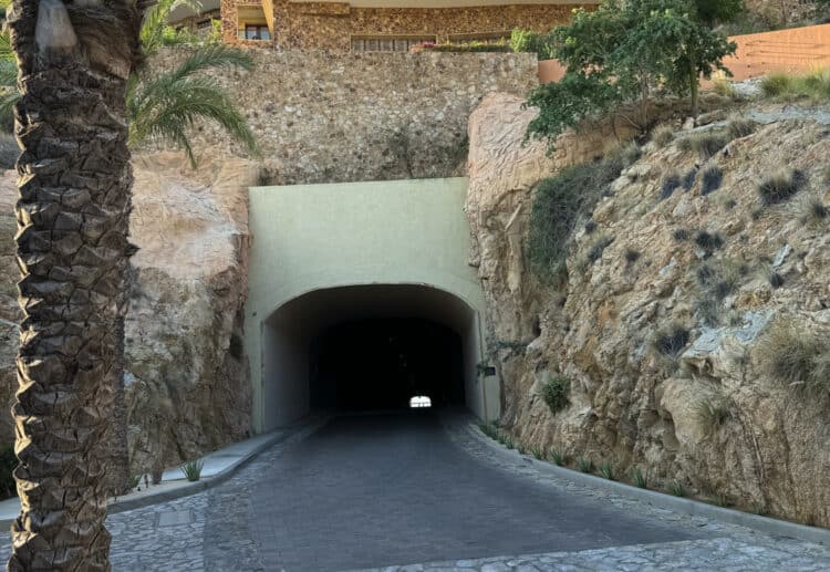 Waldorf Cabo Tunnel Main Entrance